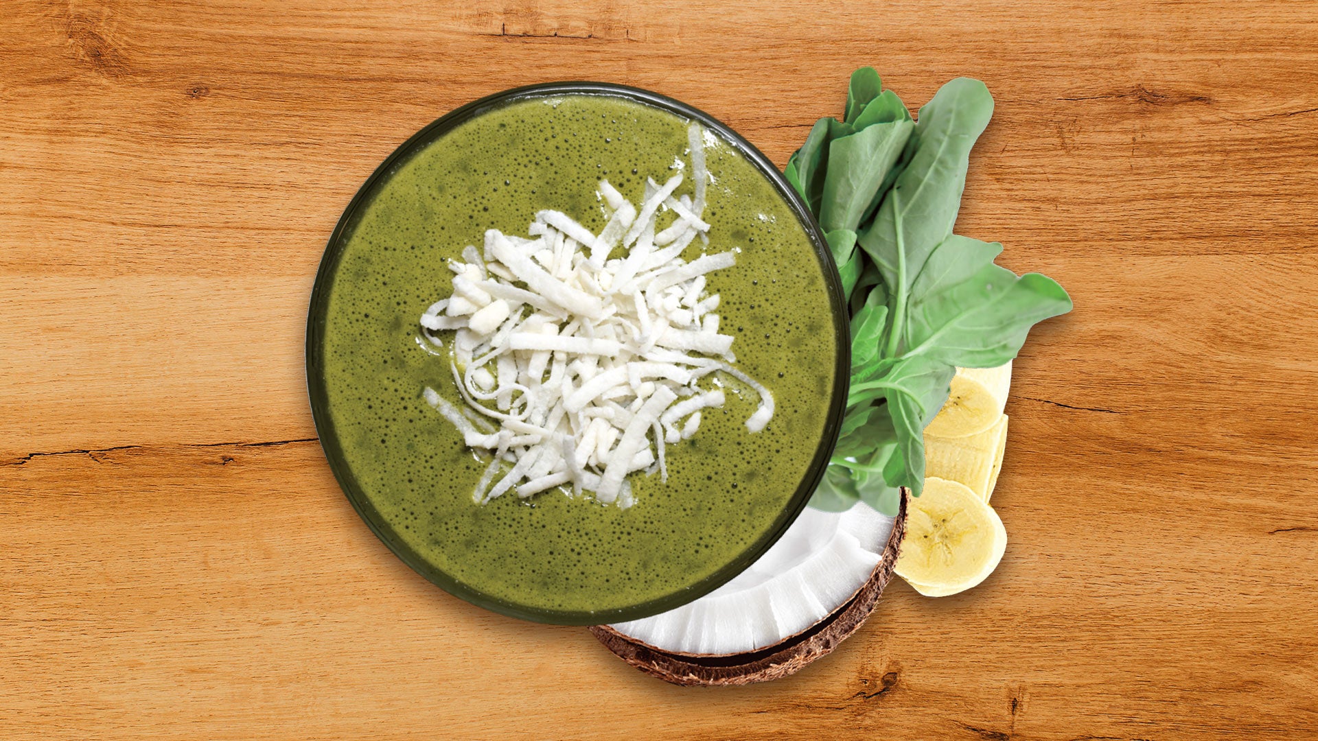 Matcha with Coconut Smoothie