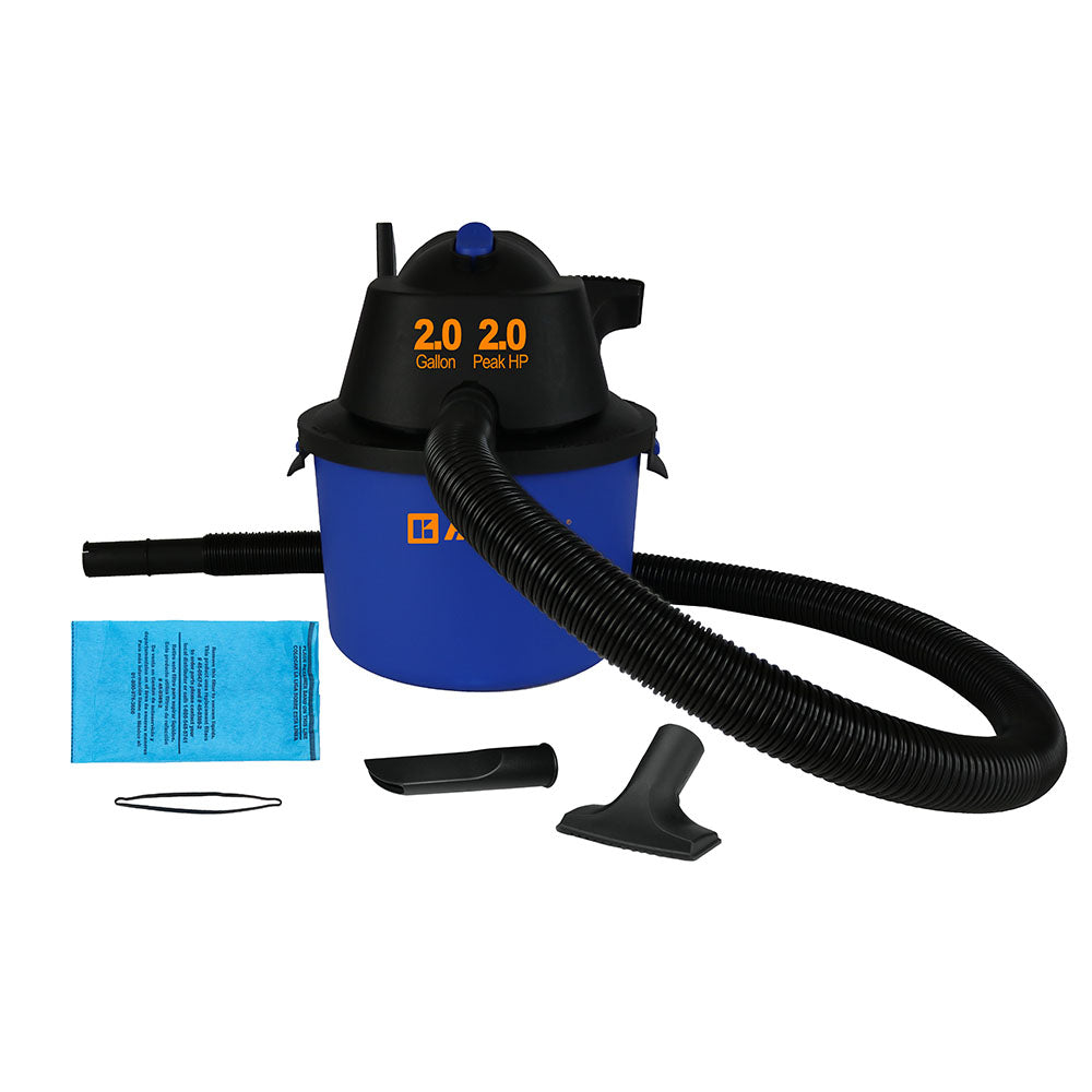 2 Gallon 2.0 PHP Portable Wet Dry Vacuum WD-2 L