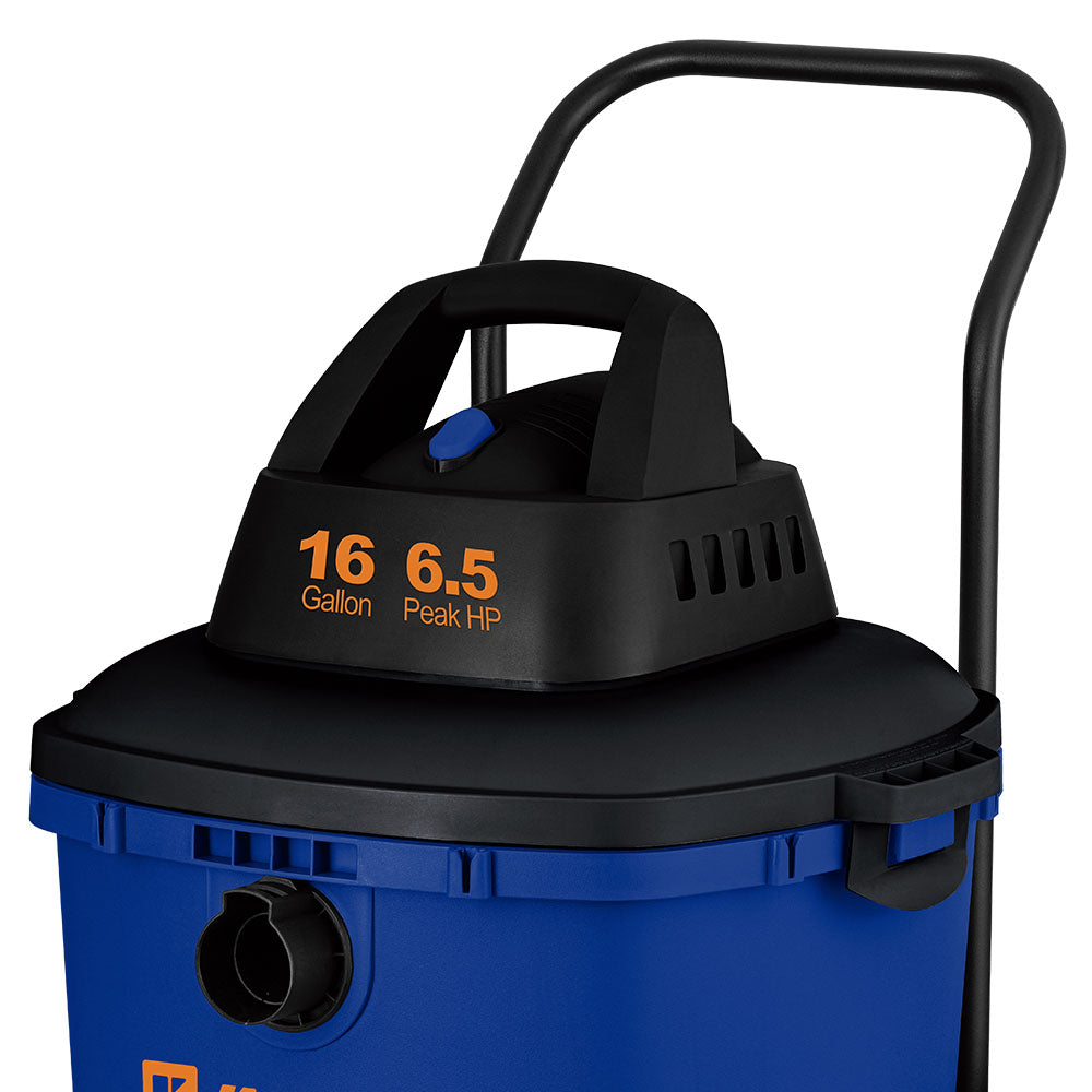 16 Gallon 6.5 PHP Wet Dry Vacuum with Handle WD-16 L4H