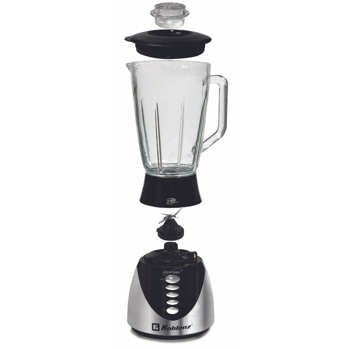 Super Chef Blender 51 Oz Glass Jar LKM-4703 VI