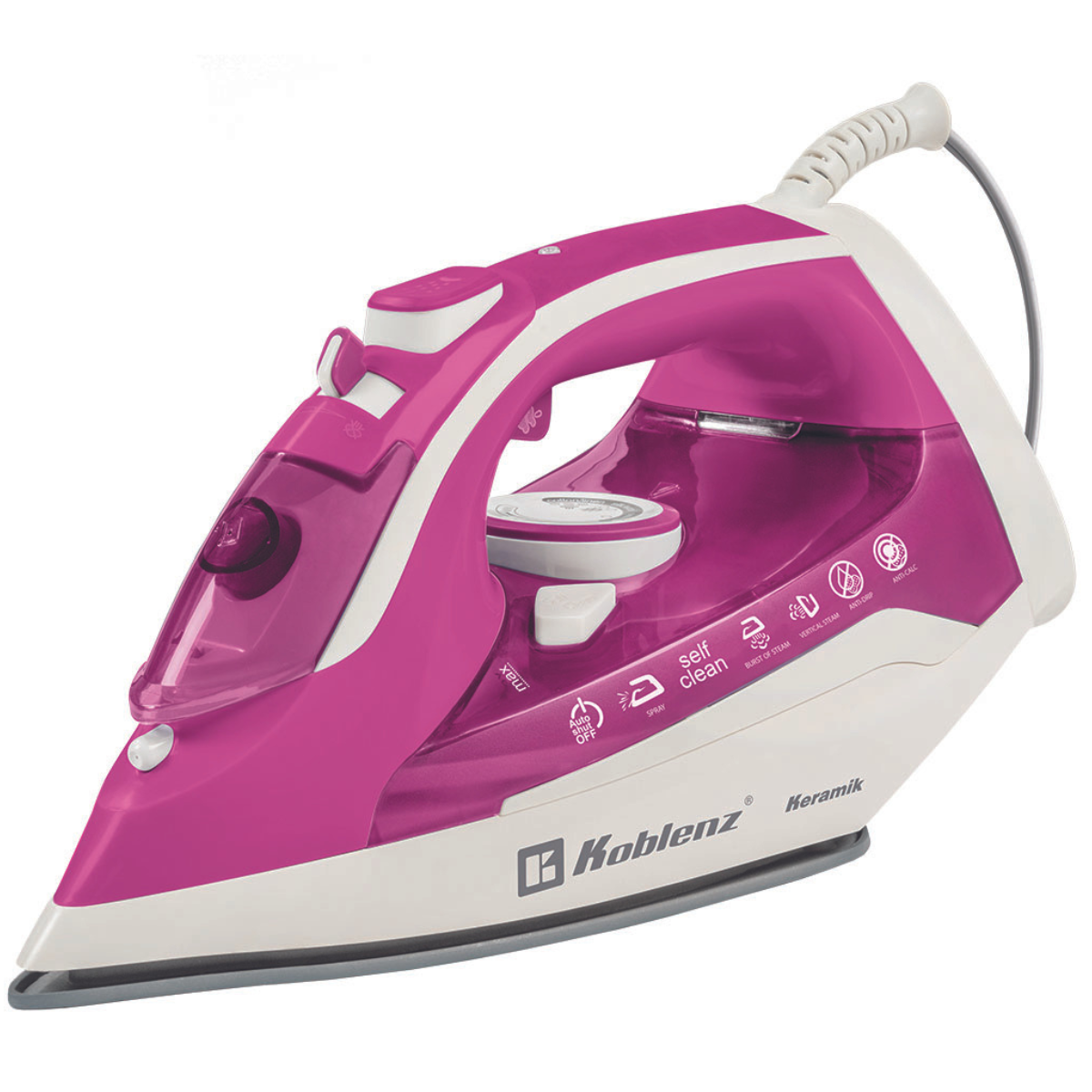 Secure Keramik Steam Iron PKK-550 SR