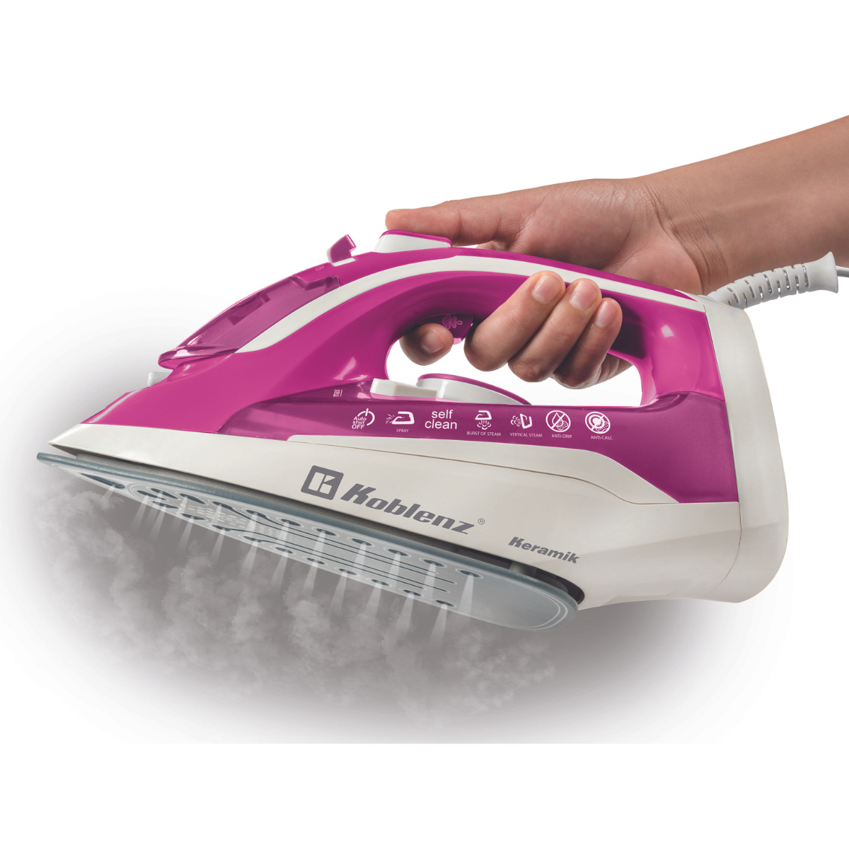 Secure Keramik Steam Iron PKK-550 SR