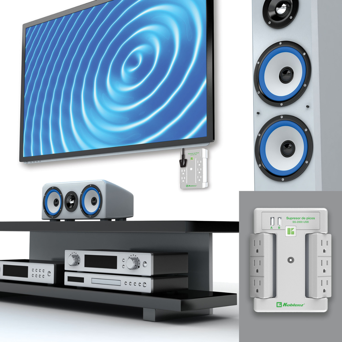 Surge Protector SS-2000 USB