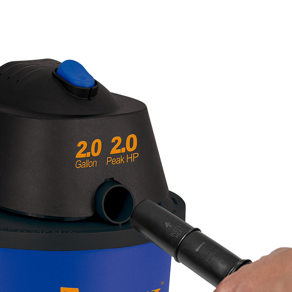 2 Gallon Portable Wet Dry Vacuum WD-2 L